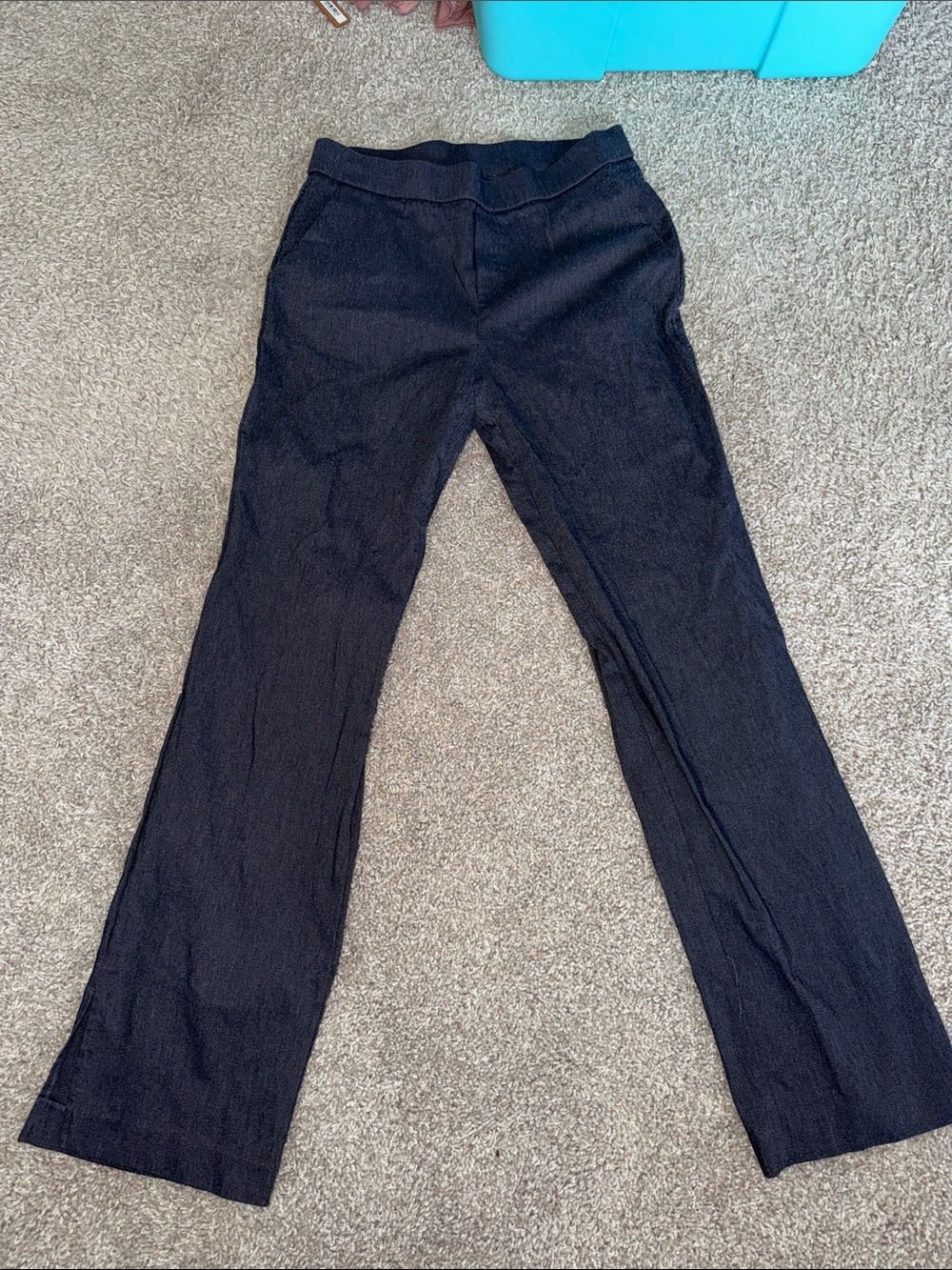 Jules & Leopold Black Straight-Leg Pants